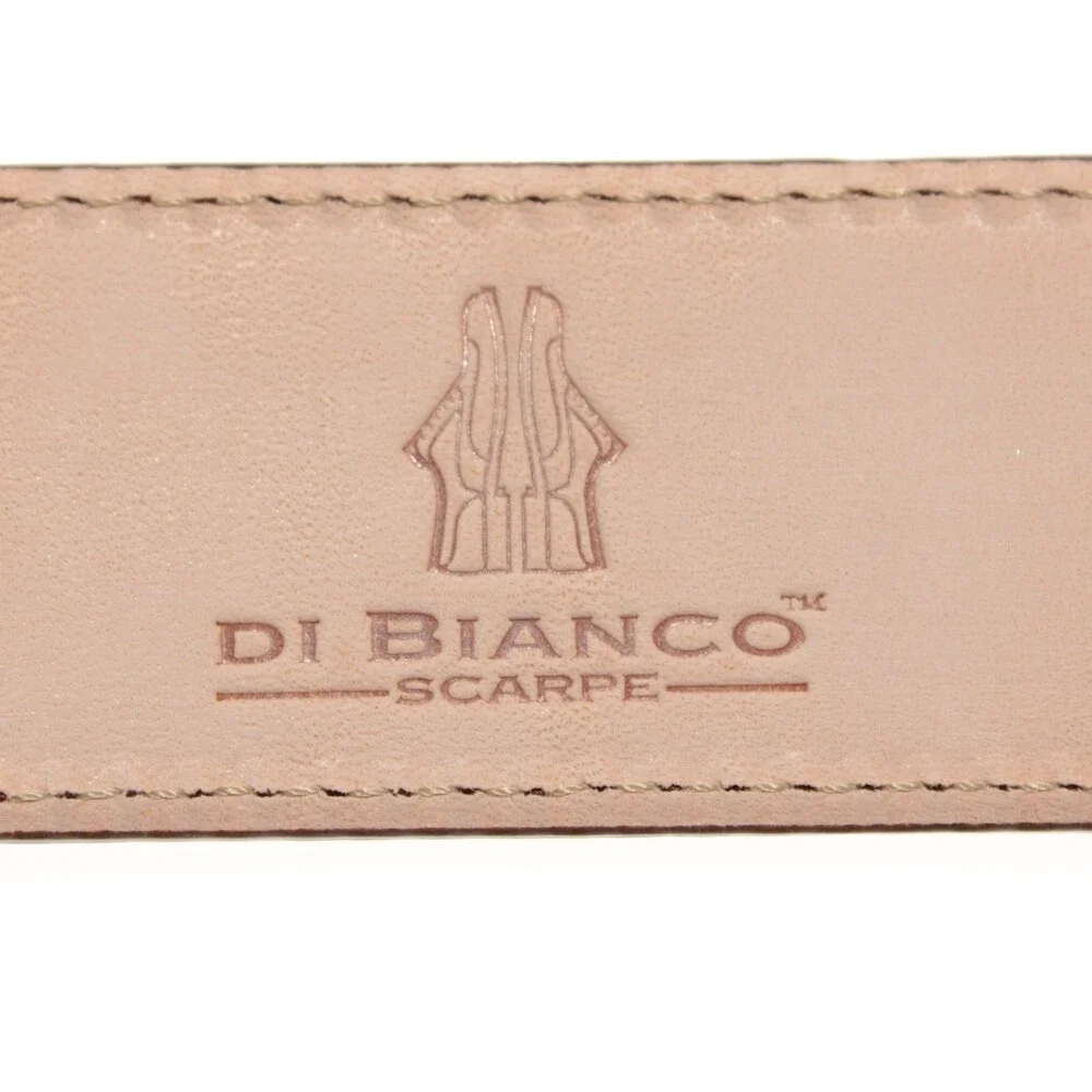 Di Bianco NWT Cut to Size Dress Belt In Solid Brown Suede Leather One Size